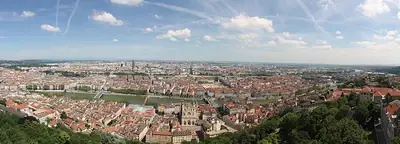 بانوراما ليون من كاتدرائية Fourvière