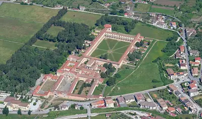 منظر جوي لـ Certosa di Padula