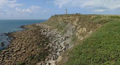 رأس Cap Gris-Nez عند الجزر