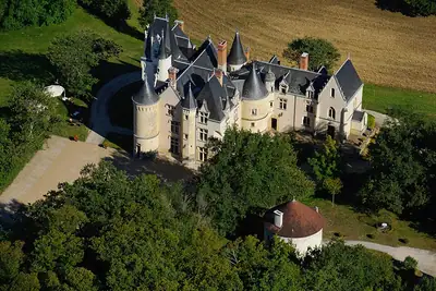 منظر جوي لـ Château de Brou