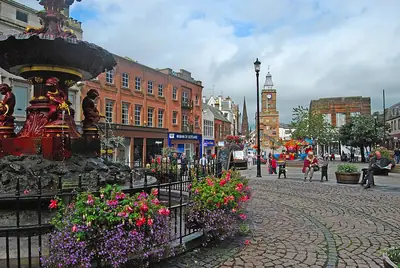 إطلالة على بلدة Dumfries