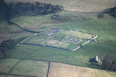 منظر جوي لحصن Housesteads الروماني
