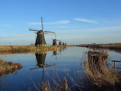 طواحين الهواء في Kinderdijk
