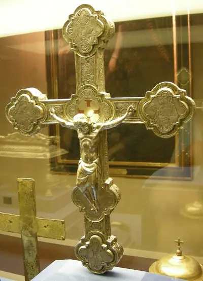 صليب موكبي من نحو عام 1425 من ورشة Ghiberti