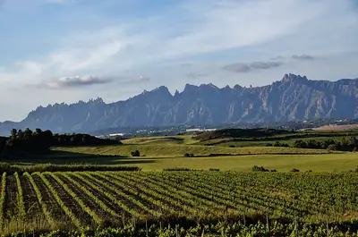 قمم Montserrat الصخرية المسنّنة