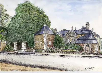رسم مائي لـ Château de Pont-de-Briques