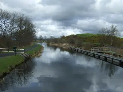 قناة Forth وClyde في Bonnybridge قرب Glenskirlie