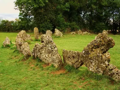 دائرة King’s Men الحجرية في Rollright Stones