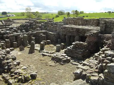 الحمام العسكري في Vindolanda